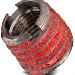 E-Z Lok Externally Threaded Insert, 303 Stainless Steel, 3/8"-16 Internal Threads, 9/16"-12 External Threads, 0.515" Length, Made in US-0