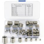Thread Repair Kit 60Pcs Metric M3-M12 Steel Inserts Bayidun-0