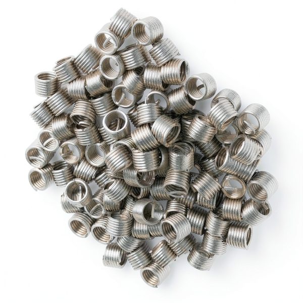 M6 Helicoil Kit 6Mm Helicoil 304 Stainless Steel 100 Pcs 304 Stainless Steel Screw Wire Sleeve Thread Repair Insert Assortment Kit M6X1.0X1.5D-8