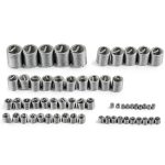 Stainless Steel Thread Repair Sleeve Kit 60pcs Walfront M3-M10-0