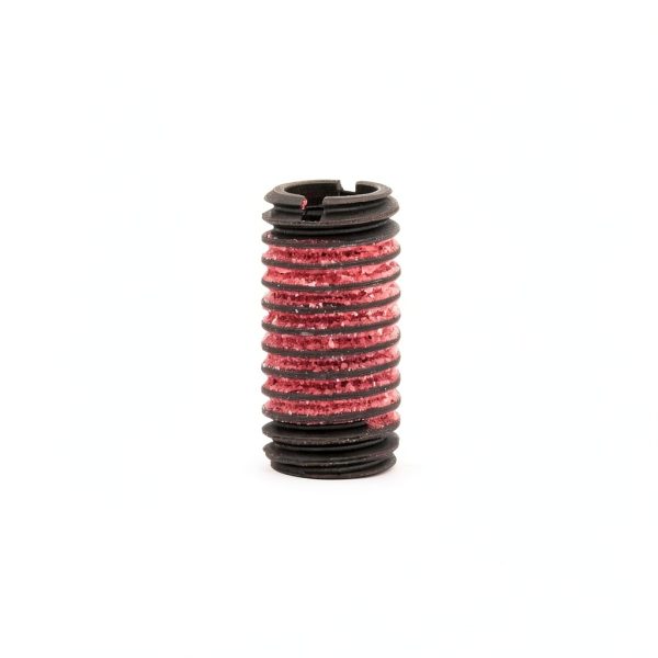 E-Z Lok Externally Threaded Insert, C12L14 Carbon Steel, Meets AISI 12L14, 5/16"-18 Internal Threads, 1/2"-13 External Threads, 1.000" Length, Made in US (Pack of 5)-0
