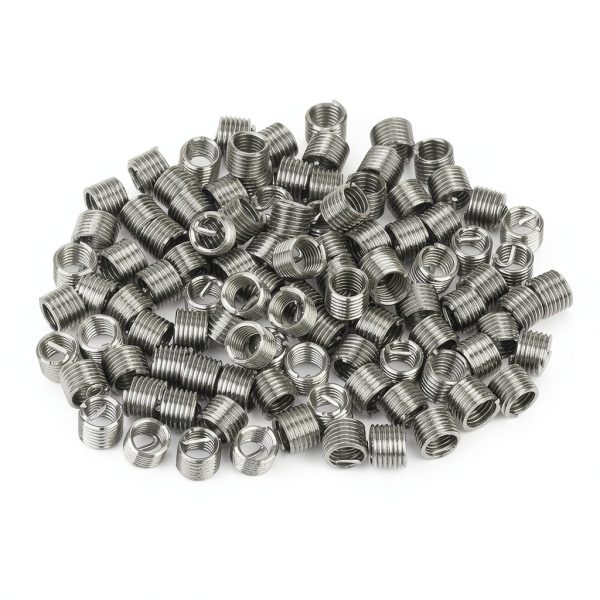 Thread Repair Kit 100pcs M5 Stainless Steel Inserts Fayelume-1