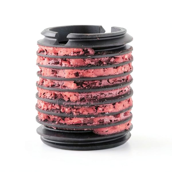 E-Z LOK Threaded Insert for Metal 12L14 Carbon Steel Thread Inserts 5/8-11 Internal Threads, 7/8-9 External Threads, 1.125" Length, Pack of 5-2