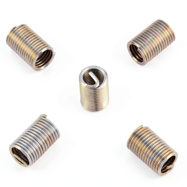 M6 Helicoil Inserts Qiilu Stainless Steel 304 Thread Repair Kit 50pcs-6