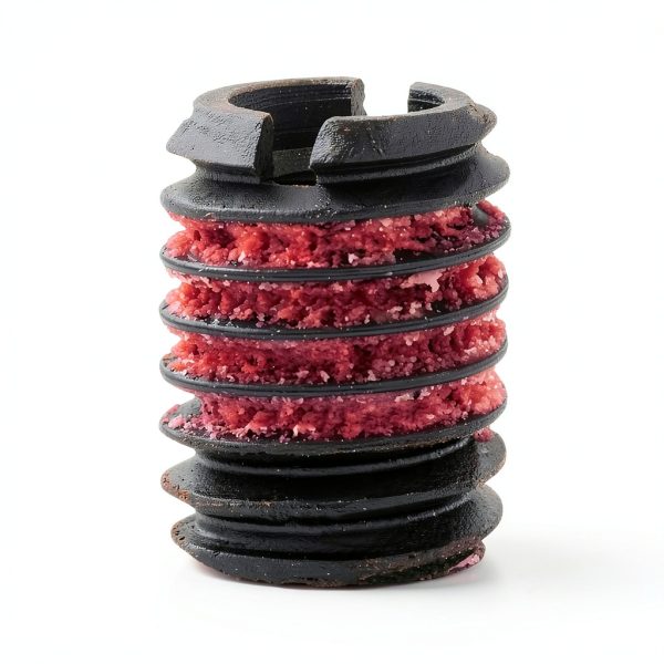 E-Z LOK Threaded Insert for Metal 12L14 Carbon Steel Thread Inserts 4-40 Internal Threads, 10-32 External Threads, 0.250" Length Pack of 10-0