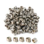 50PCS Helicoil Thread Repair Kits, M6 x 1.0 x 1.5D 304 Stainless Steel Wire Thread Inserts, M6 x 1.0 Helicoil Type Bolt Thread Repair Sleeve Assortment Set, Stripped Screw Hole Repair-0