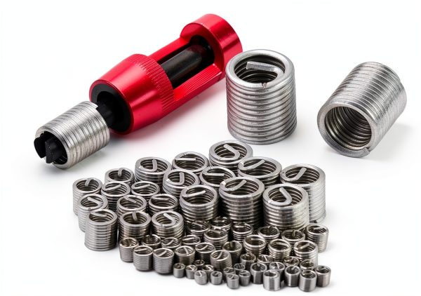 60 Pcs Wire Thread Inserts kit, M3 M4 M5 M6 M8 M10 Stainless Steel Wire Screw Sleeve Thread Repair Kit for Helical Repair, Eliminate Screw Hole Deviation-2