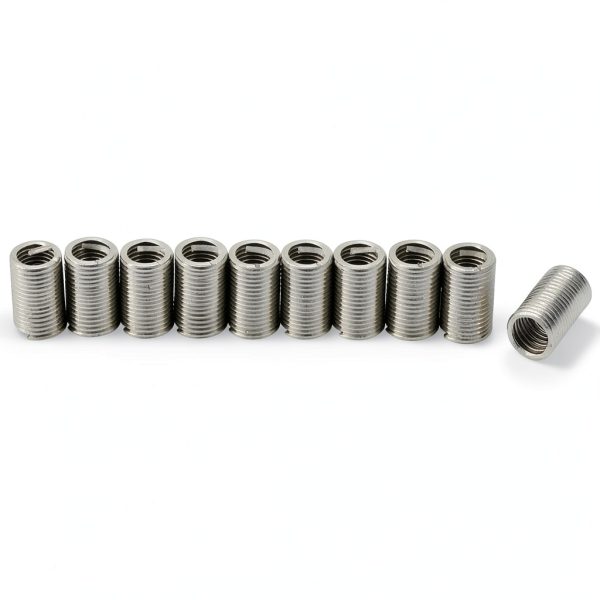Thread Repair Kit with 304 Stainless Steel Wire Inserts for M8x1.25x3D in Low Strength Materials - 10 Pcs-4