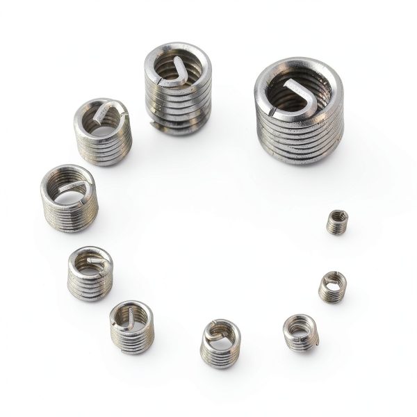 Thread Insert Kit 60pcs Helicoil Set Akozon Steel SAE Metric-4