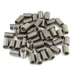 M6 x 1.0 x 3D Stainless Steel Helical Thread Inserts 50pcs SALUTUYA-0