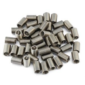 M6 x 1.0 x 3D Stainless Steel Helical Thread Inserts 50pcs SALUTUYA-0