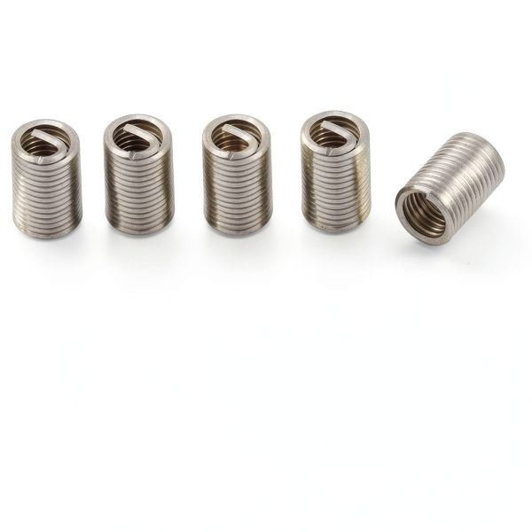 M6 x 1.0 x 3D Stainless Steel Helical Thread Inserts 50pcs SALUTUYA-3