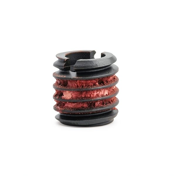 E-Z LOK Threaded Insert for Metal 12L14 Carbon Steel Thread Inserts M6-1.0 Internal Threads, M10x1.5 External Threads, 10.49 mm Length Pack of 5-0