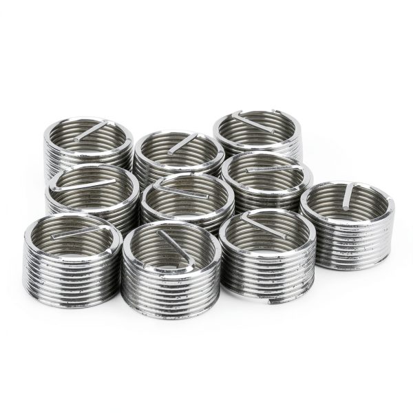 M18x1.5x1D Thread Inserts Hilitand 10Pcs Stainless Steel Screw Bushing-0