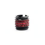 E-Z LOK Threaded Insert for Metal 12L14 Carbon Steel Thread Inserts 5/16-18 Internal Threads, 1/2-13 External Threads, 0.484 Length Pack of 10-0