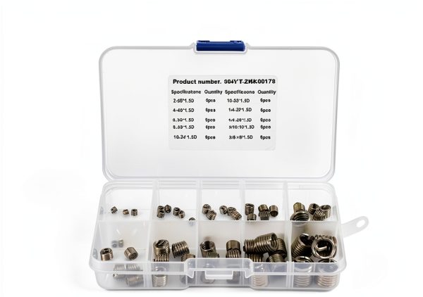 Thread Insert Kit 60pcs Helicoil Set Akozon Steel SAE Metric-7