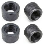 4-Pack Combo: 2 x 5/8x24 Thread Protectors & 2 x 1/2x28 Thread Protectors - Durable, Protective, and Easy to Install-0