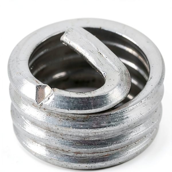 Thread Repair Insert Luatoxry 50pcs M6 x 1.0 x 3D Steel Silver-5