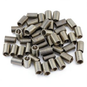 Thread Repair Insert Luatoxry 50pcs M6 x 1.0 x 3D Steel Silver-0