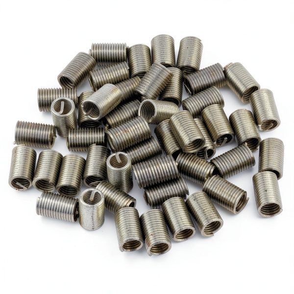 Thread Repair Insert Luatoxry 50pcs M6 x 1.0 x 3D Steel Silver-0