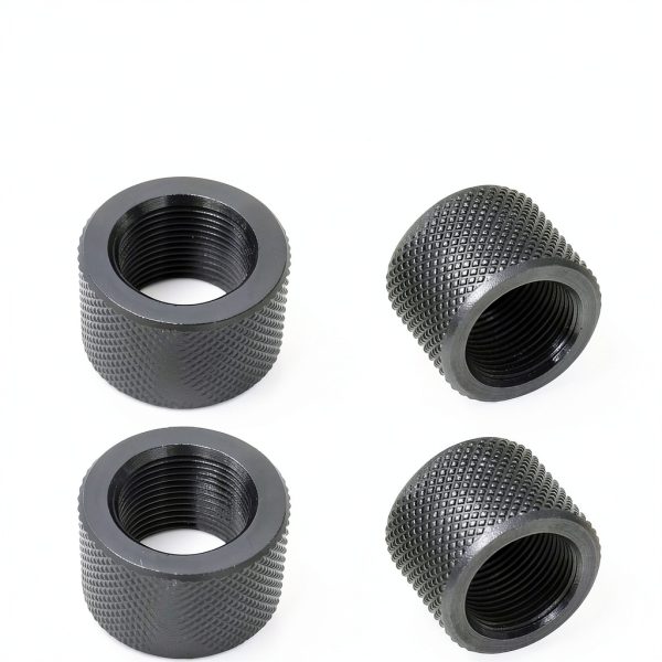 4-Pack Combo: 2 x 5/8x24 Thread Protectors & 2 x 1/2x28 Thread Protectors - Durable, Protective, and Easy to Install-2