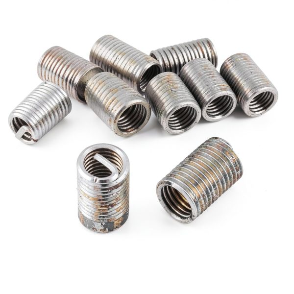 M6 x 1.0 x 3D Stainless Steel Helical Thread Inserts 50pcs SALUTUYA-8