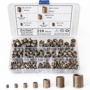 Wire Screw Sleeve Thread Repair Inserts Assortment Kit 304 Stainless-0