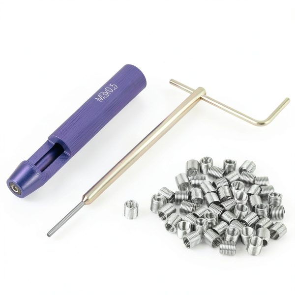 M3 Helicoil Thread Repair Kit - 50pcs Stainless Steel Coiled Wire-3