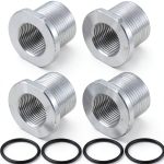 4 Pack 304 Stainless Steel Thread Adapter 1/2x28 to 5/8x24 by Jingzan,-0