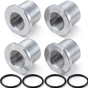 4 Pack 304 Stainless Steel Thread Adapter 1/2x28 to 5/8x24 by Jingzan,-0